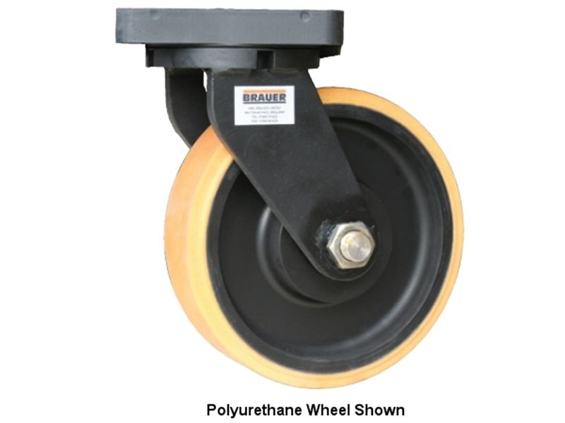Steel 'V' Grooved GG Series (1500kg) Industrial Castors Wheels